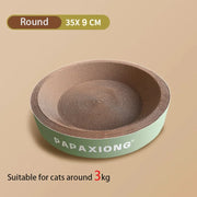 Cat Scrapers Toys for cats Round Oval Cat Scratcher Cat Bed Cat Scratching post Thickening Durable Corn Glue Decal Cardboard