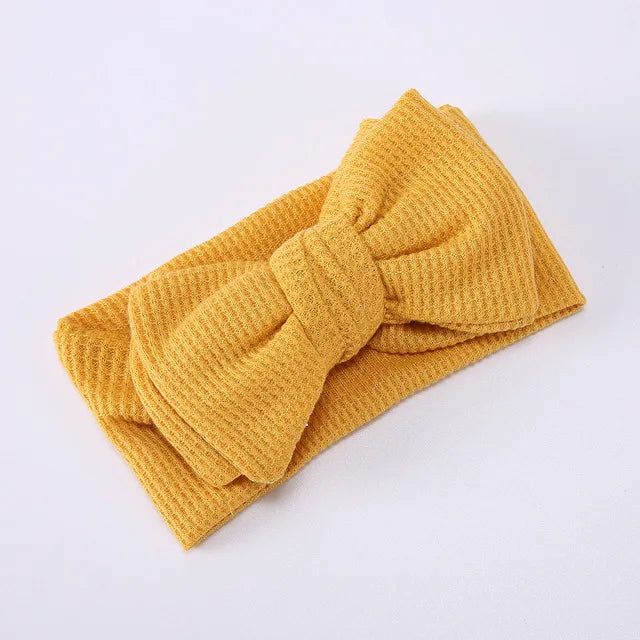 Baby Headband Newborn Baby Hair Accessories for Kids Headwear Baby Bow for Child Bowknot Turban for Babies Elastic Headwrap