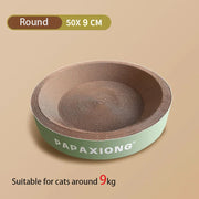 Cat Scrapers Toys for cats Round Oval Cat Scratcher Cat Bed Cat Scratching post Thickening Durable Corn Glue Decal Cardboard