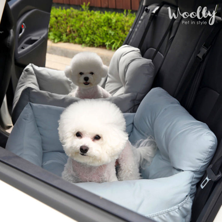 Car Kennel Small Size Dogs Co-Pilot Rear Pet Safety Seat Cushion Removable and Washable out Car Mat