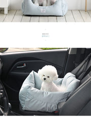 Car Kennel Small Size Dogs Co-Pilot Rear Pet Safety Seat Cushion Removable and Washable out Car Mat