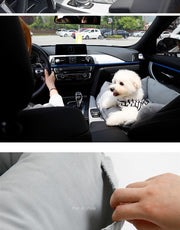 Car Kennel Small Size Dogs Co-Pilot Rear Pet Safety Seat Cushion Removable and Washable out Car Mat
