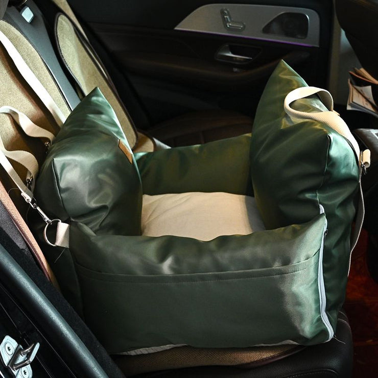 Car Kennel Small Size Dogs Co-Pilot Rear Pet Safety Seat Cushion Removable and Washable out Car Mat