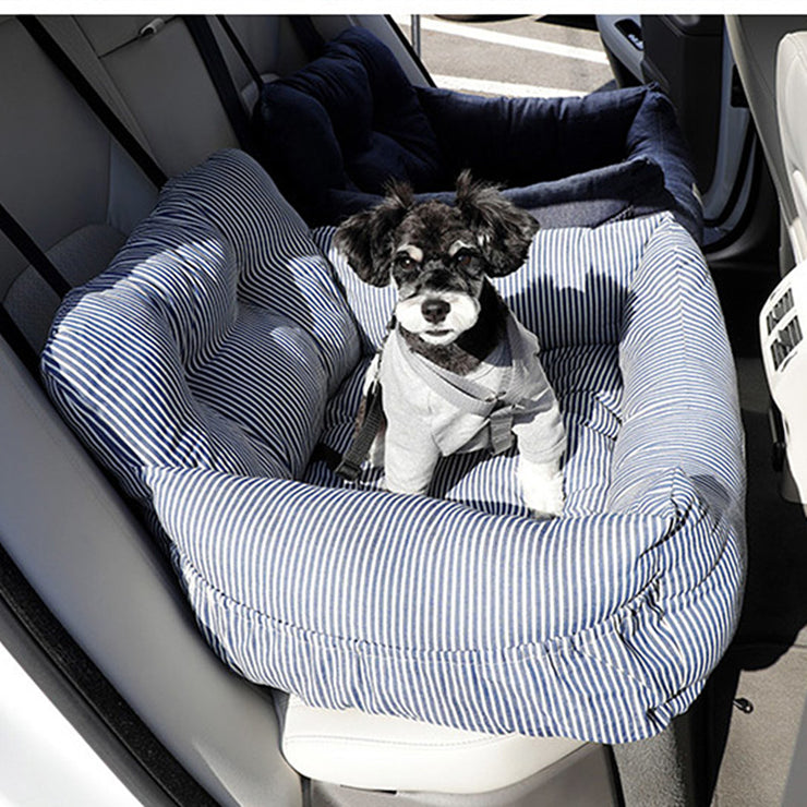 Car Kennel Small Size Dogs Co-Pilot Rear Pet Safety Seat Cushion Removable and Washable out Car Mat