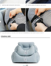 Car Kennel Small Size Dogs Co-Pilot Rear Pet Safety Seat Cushion Removable and Washable out Car Mat