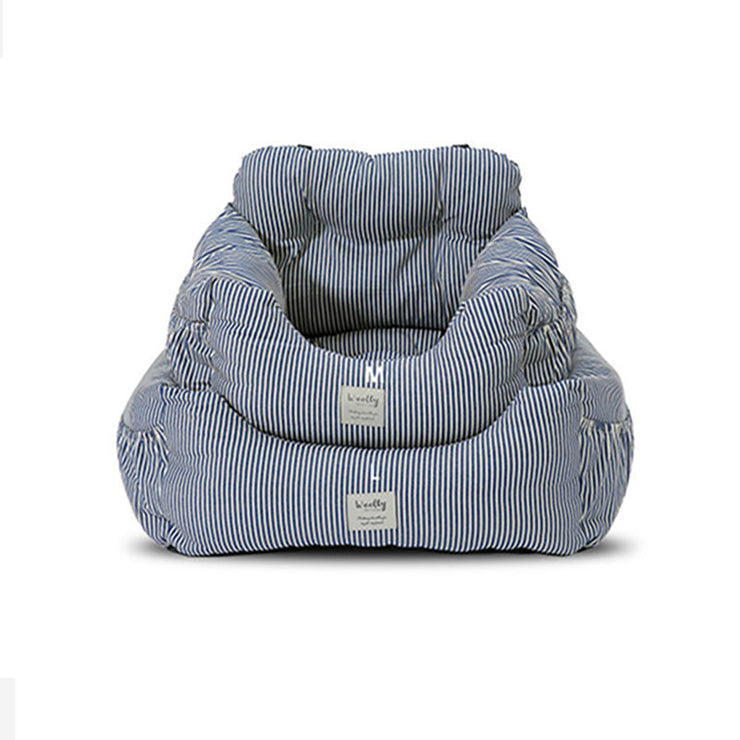 Car Kennel Small Size Dogs Co-Pilot Rear Pet Safety Seat Cushion Removable and Washable out Car Mat