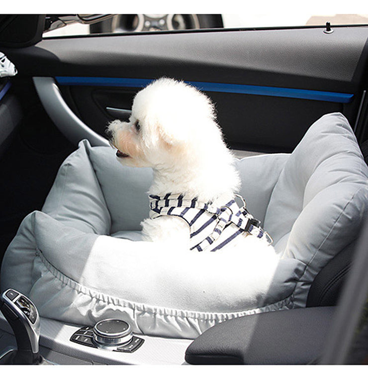 Car Kennel Small Size Dogs Co-Pilot Rear Pet Safety Seat Cushion Removable and Washable out Car Mat