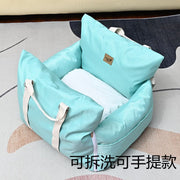 Car Kennel Small Size Dogs Co-Pilot Rear Pet Safety Seat Cushion Removable and Washable out Car Mat