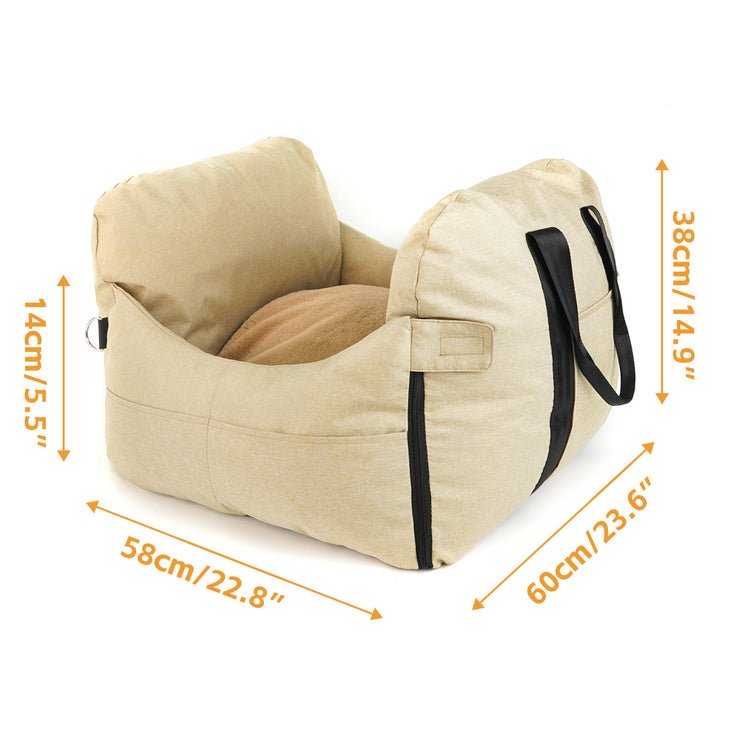 Travel Car Kennel Special Removable Pet Car Nest Portable Car Dog Safety Seat Handy Gadget