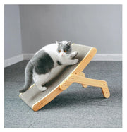 Cat Scratcher Board Wooden Frame Detachable Scrapers Bed 3 In 1 Scratching Post Anti-Scratch Toys Training Grinding Claw Cats