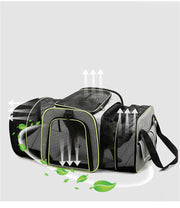 Pet Bag 1PC Cats and Dogs Chest Breathable Folding Portable Trolley Double Shoulder Handheld Crossbody Outdoor Bag Pet Products