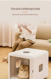 Smart Pet Drying Box, Automatic Temperature Control Dryer, Water Sterilization, Anti Cold, Beauty Equipment, Cats and Dogs