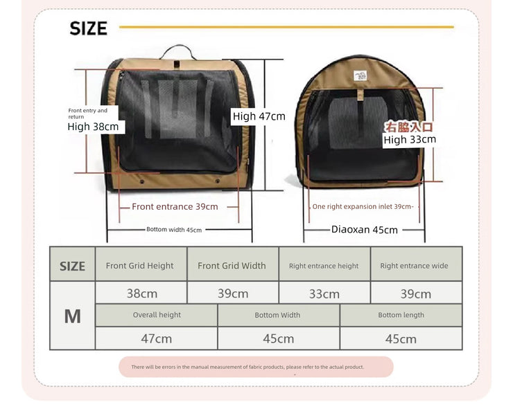 Diaper Bag Dog Car Handy Gadget Nest