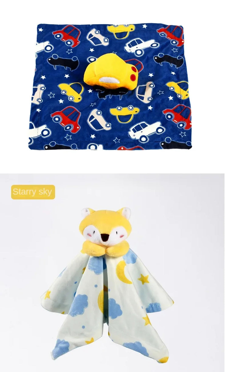 New Baby Toys 0-1 Year Old 2-year-old Hand Puppet Newborn Comfort Cloth Baby Comfort Doll Plush Toy Children's Hand Puppet Plush