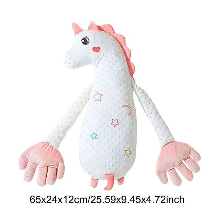 Baby Sleeping Patting Doll Pillow Soothing Electric Palm Baby Pillows Newborn Protector Sleep Nursing Pillow Animals Calming Toy