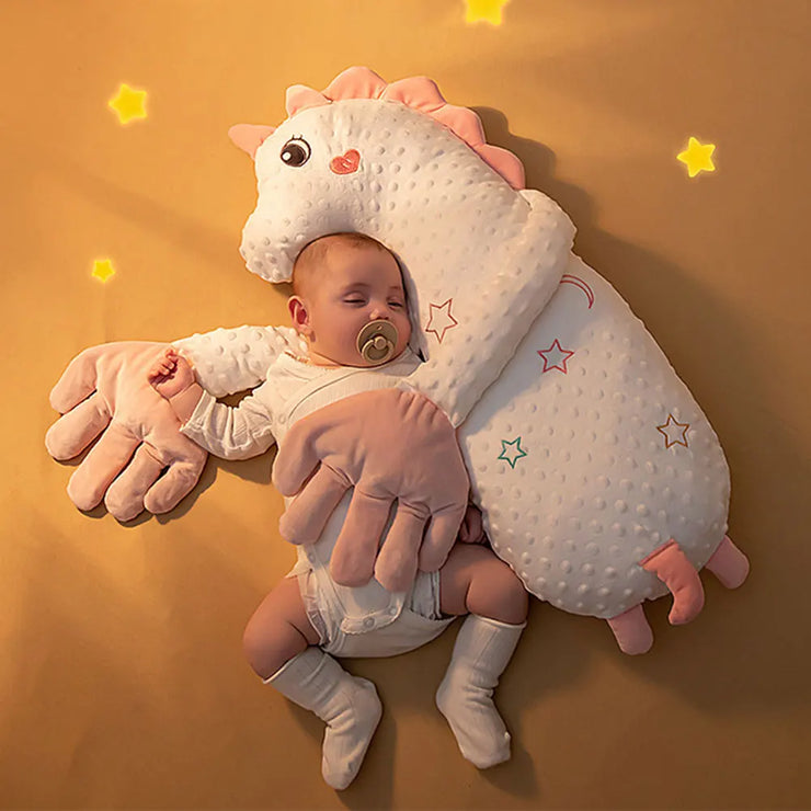 Baby Sleeping Patting Doll Pillow Soothing Electric Palm Baby Pillows Newborn Protector Sleep Nursing Pillow Animals Calming Toy