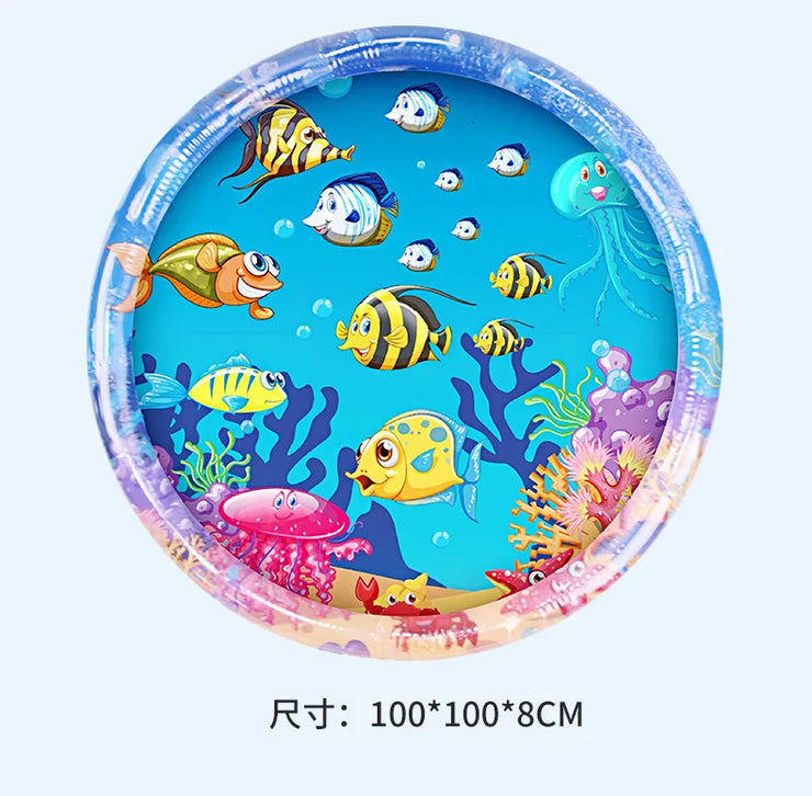 Pet Water Filled Ice Mat Summer Cat and Dog Nest Climbing Mats Water Bed Scratch Resistant Large Thickened Tapping Water Mat Toy
