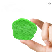Baby Hair Brush Cute Infant Fetal Head Fat Cleaning Silicone Brush Newborn Soft Hair Comb Head Massager for Baby Care Accessorie
