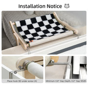 Cat House Window Perch Winter Mat Easy Washable Fabric Hammock Hanging Bed for Pet Seat Nest Bearing Cushion Shelf Sleep Seat