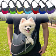 Pet Cat Dog Carrier Backpack Travel Tote Shoulder Bags Mesh Sling Carry Pack Pet Carrying Supplies Crossbody Shoulder Bag