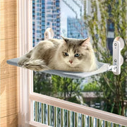 Cozy Cat Window Hammock，Polyester Cozy Cat Hammock - Wall-Mounted Sunbathing Window Perch Bed with Strong Suction Cups,