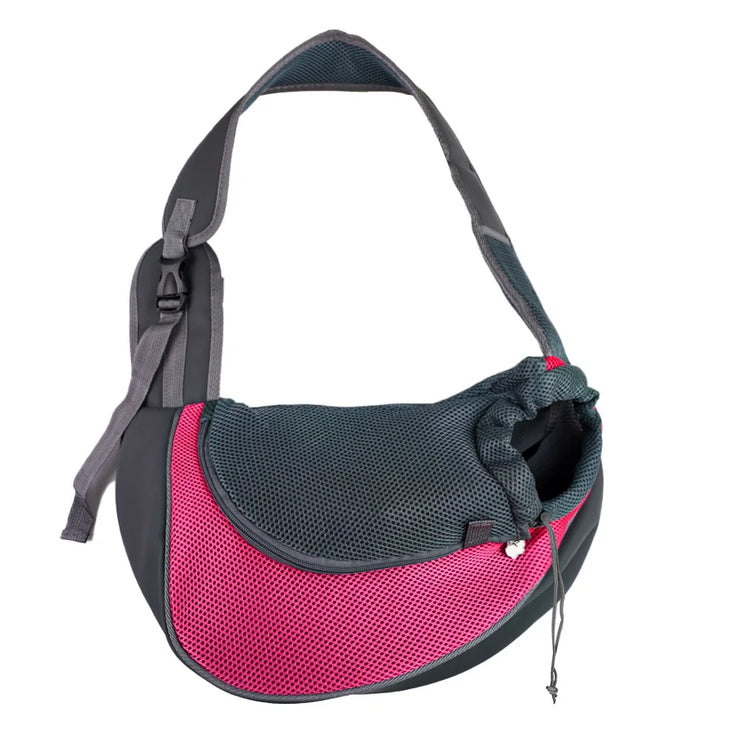 Pet Cat Dog Carrier Backpack Travel Tote Shoulder Bags Mesh Sling Carry Pack Pet Carrying Supplies Crossbody Shoulder Bag