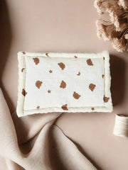 Baby pillow 0-6-12 months baby comfort bean velvet pillow four seasons general infant pillow