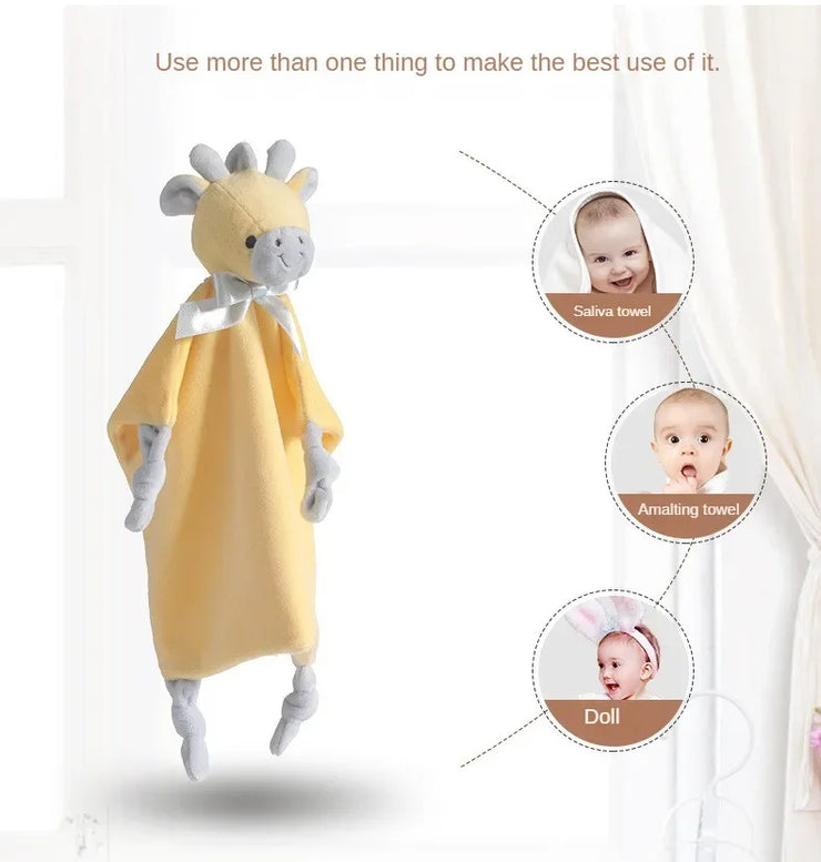 New Baby Toys 0-1 Year Old 2-year-old Hand Puppet Newborn Comfort Cloth Baby Comfort Doll Plush Toy Children's Hand Puppet Plush
