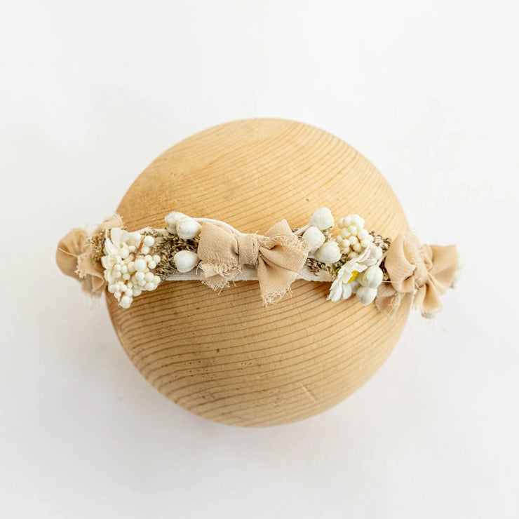 Baby Head Flower Photography Props Adjustable Artificial Flower Shooting Headband Newborn Photo Bow Pearl Headgear Accessories