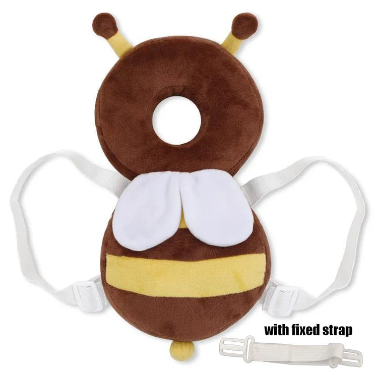 Head Back Protector Baby Protect Pillow Learn Walk Headgear Prevent Injured Safety Pad  prevention Fall Cartoon Bee Kids Pillows