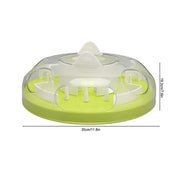 Cat Treat Puzzle Interactive Treat Dispensing Toy Mental Enhancement Slow Feeder Toy Cat Puppy Small Dog Interactive