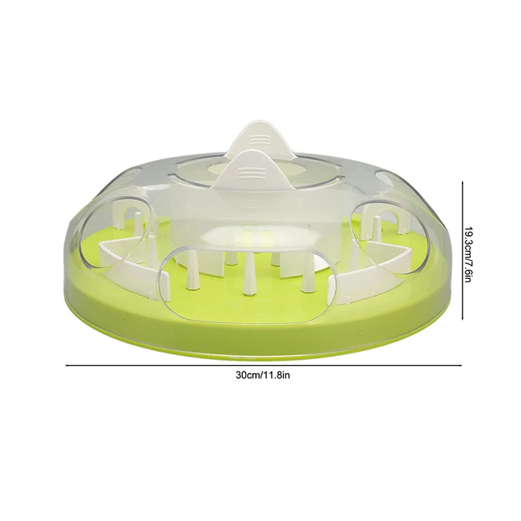 Cat Treat Puzzle Interactive Treat Dispensing Toy Mental Enhancement Slow Feeder Toy Cat Puppy Small Dog Interactive