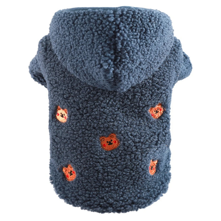 Winter Dog Cat Coat Warm Fleece Pet Clothes Hooded Coat Down Jacket Puppy Pet Clothing for Dogs Chihuahua Yorkie Pug Outfits