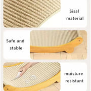 Cat Scratch Board Detachable Wear-resistant Cats Sleeping Bed Multifuction Cats Scratching Pads Sisal Hemp Pet Toy Cat Furniture