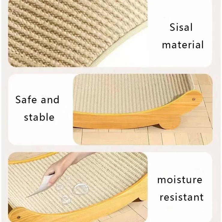 Cat Scratch Board Detachable Wear-resistant Cats Sleeping Bed Multifuction Cats Scratching Pads Sisal Hemp Pet Toy Cat Furniture