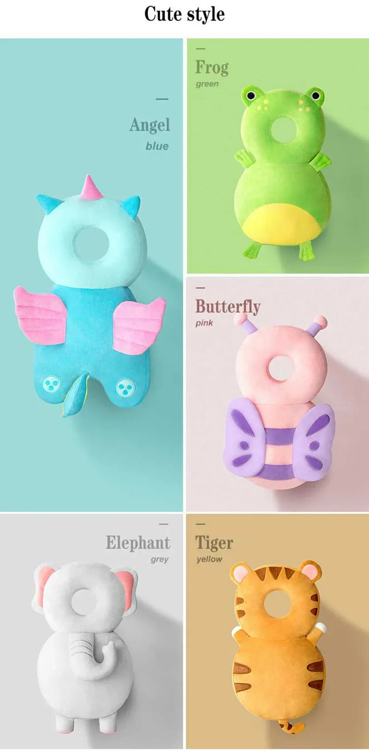 Baby Head Fall Protection Pad  Newborn Headrest Security Pillows Backpack Toddler Cushion Cartoon Soft Security Pillows Backpack