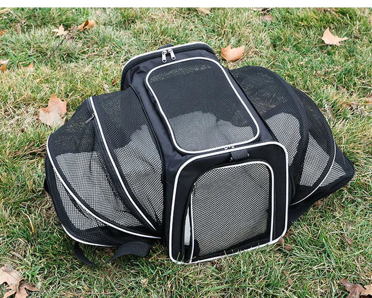 Pet Carriers Backpack Portable Breathable Foldable Shoulder Bag Cat Dog Carrier Bags Outgoing Travel Pets Handbag Transport Bag