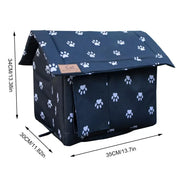 Outdoor Pet House Waterproof Houses Pet Shelter For Pets Cat Kennel Bed Travel Nest Carrier Thickened Cat Nest Tent Cabin