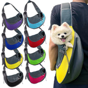 Pet Cat Dog Carrier Backpack Travel Tote Shoulder Bags Mesh Sling Carry Pack Pet Carrying Supplies Crossbody Shoulder Bag