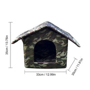 Outdoor Pet House Waterproof Houses Pet Shelter For Pets Cat Kennel Bed Travel Nest Carrier Thickened Cat Nest Tent Cabin