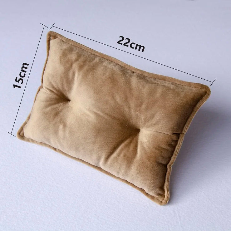 Baby Pillow Newborn  Photography Props Posing Velvet Poses Cushion  Mat  Photography Shooting  Accessories
