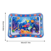 Water Sensory Play Mat Thickened Inflatable Water Mat For Cat And Dog Pet Playmat With Fish Sea Ocean Theme Sensory Toy Water