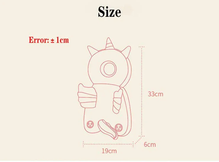 Baby Head Fall Protection Pad  Newborn Headrest Security Pillows Backpack Toddler Cushion Cartoon Soft Security Pillows Backpack
