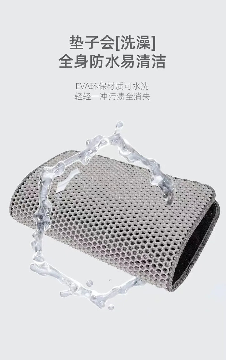 EVA Double Layer Cat Litter Pad Waterproof Non-slip Sand Basin Filter Kitten Dog Washable Easy Cleaning Pet Accessories
