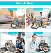 Pet Carriers Backpack Portable Breathable Foldable Shoulder Bag Cat Dog Carrier Bags Outgoing Travel Pets Handbag Transport Bag