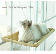 Foldable Cat Window Perch Bed Hammock Cat Window Wall Perch Hammock Seat with 4 Strong Suction Cups