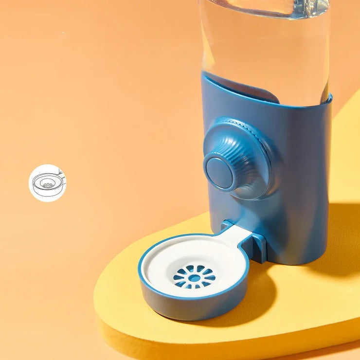 Water Dispenser Pet Automatic Pet Feeder Hanging Bowl Water Bottle Food Container Dispenser for Puppy Cats Rabbit Guinea Pig