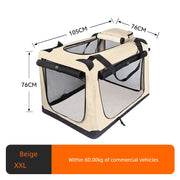 Pet Pad Portable Rear Seat Large Dog Dog Cage