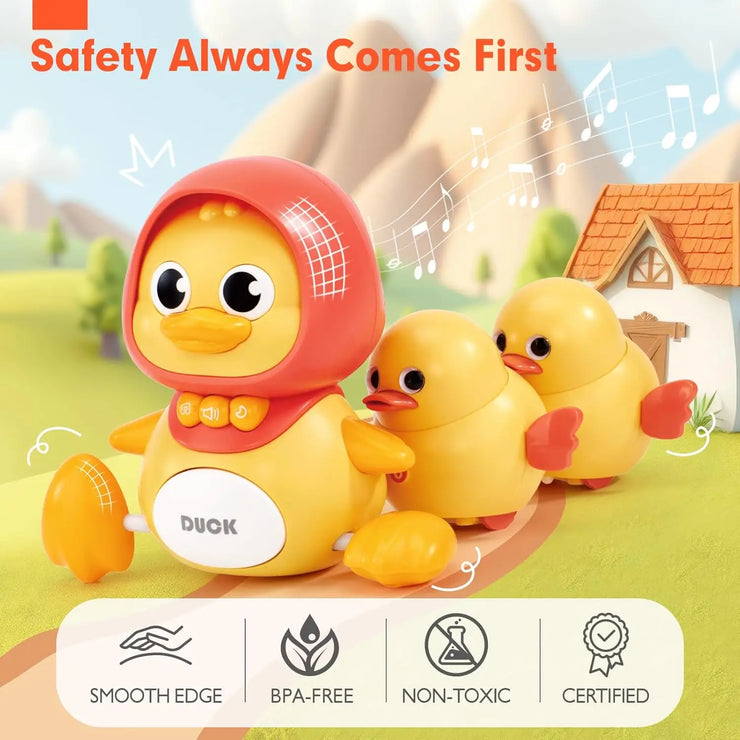 Baby Crawling Toys Infant Moving Walking Dancing Toys with Light Toddler Interactive Development Tummy Time Birthday Gifts