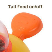 Dog Puzzle Feeder Interactive Pet Food Treat Dispenser Cartoon Duck Design Pet Snack Feeder for Dog Training Mental Enrichment
